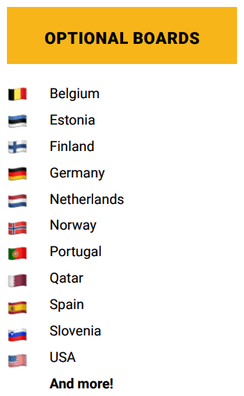 tmas optional countries