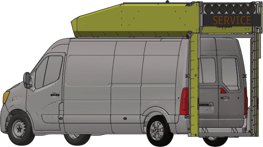 lijntekening vanguard top mounted1